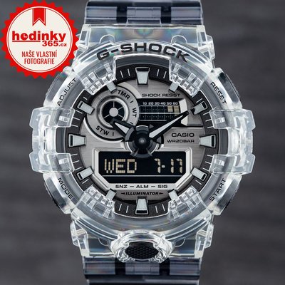 Casio G-Shock Original GA-700SK-1AER Clear Skeleton Series