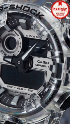 Casio G-Shock Original GA-700SK-1AER Clear Skeleton Series