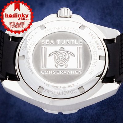Certina DS Action Diver Automatic Powermatic 80 C032.407.17.051.60 Sea Turtle Conservancy Special Edition
