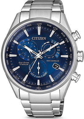 Citizen Sports Eco-Drive Radio Controlled Chronograph Super Titanium CB5020-87L
