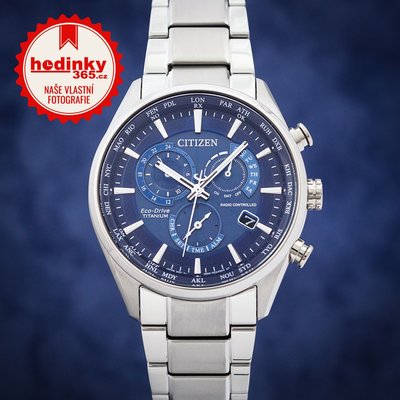 Citizen Sports Eco-Drive Radio Controlled Chronograph Super Titanium CB5020-87L