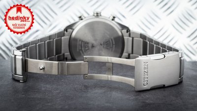 Citizen Sports Eco-Drive Radio Controlled Chronograph Super Titanium CB5020-87L