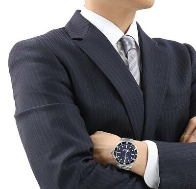 Edox SkyDiver 70s Date Quartz 53017-3nm-bui