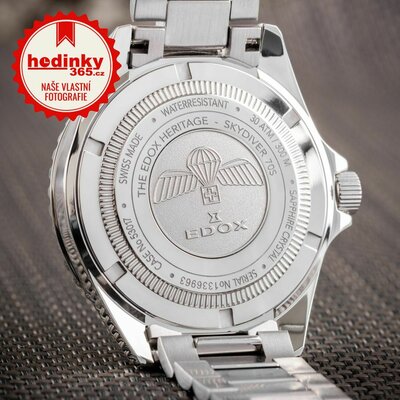Edox SkyDiver 70s Date Quartz 53017-3nm-bui