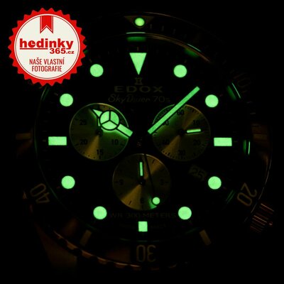 Edox Skydiver 70s Quartz Chronograph 10238-357rbrcbr