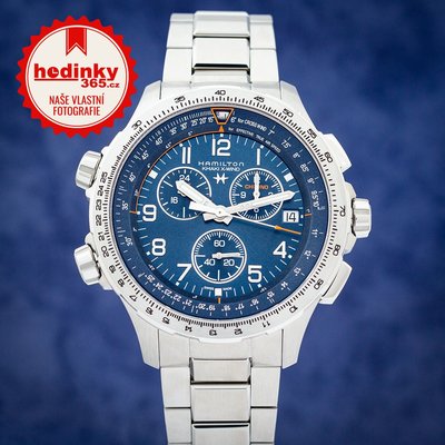 Hamilton Khaki Aviation Pilot X-Wind Quartz Chronograph GMT H77922141