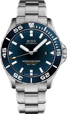 Mido Ocean Star Captain Diver Automatic Caliber 80 Si COSC Chronometer M026.608.11.041.00