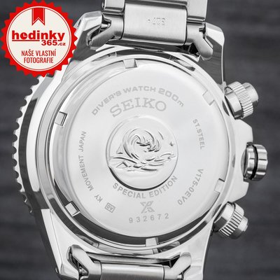 Seiko Prospex Sea Solar Diver's Chronograph SSC741P1 Save the Ocean Great White Shark Special Edition