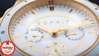 Esprit Brisk Rubber Silver Gold White ES1L140P0025