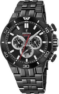 Festina Chrono Bike 2019 20470/1 Full Black Limited Edition 500pcs (+ náhradní řemínek)