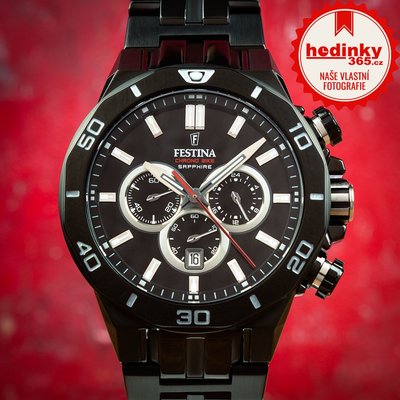 Festina Chrono Bike 2019 20470/1 Full Black Limited Edition 500pcs (+ náhradní řemínek)
