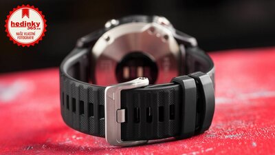 Garmin Fenix 6 Glass, Silver/Black Band