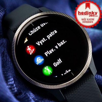 Garmin Venu Silver/Blue Band