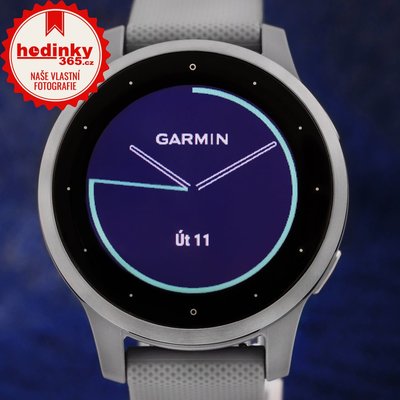 Garmin Vívoactive 4S Silver/Gray Band (II. Jakost)