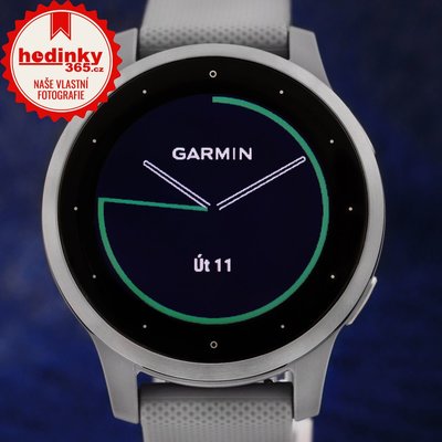 Garmin Vívoactive 4S Silver/Gray Band (II. Jakost)