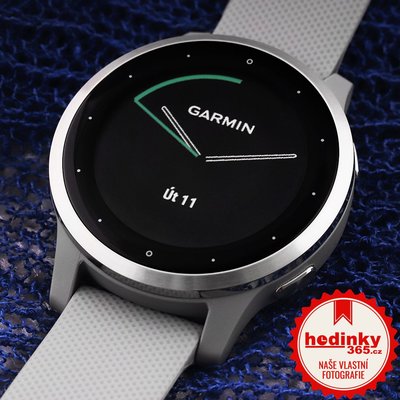 Garmin Vívoactive 4S Silver/Gray Band (II. Jakost)