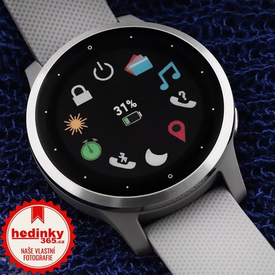 Garmin Vívoactive 4S Silver/Gray Band (II. Jakost)