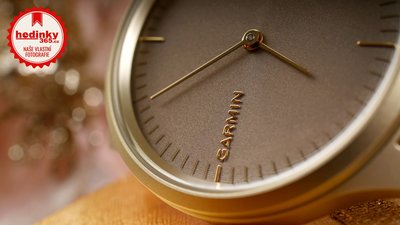 Garmin Vívomove 3 Style, Light Gold / Pink Nylon Band