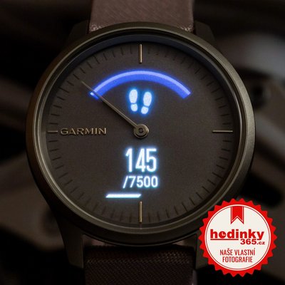 Garmin Vívomove 3 Style, Light Gold / Pink Nylon Band