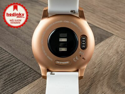 Garmin Vívomove 3 Style, Rose Gold / White Band