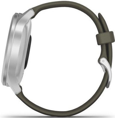 Garmin Vívomove 3 Style, Silver / Green Band