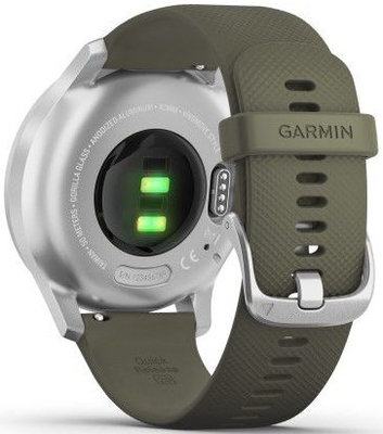 Garmin Vívomove 3 Style, Silver / Green Band