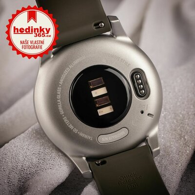 Garmin Vívomove 3 Style, Silver / Green Band