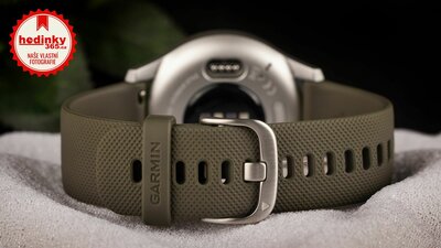 Garmin Vívomove 3 Style, Silver / Green Band