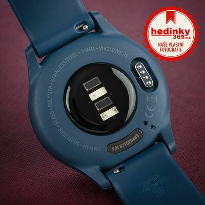 Garmin Vívomove 3S Sport, RoseGold/Blue Band