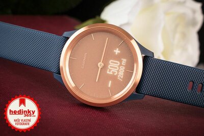 Garmin Vívomove 3S Sport, RoseGold/Blue Band