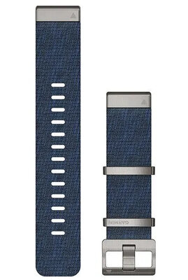 Nylonový řemínek Garmin 22mm (pro Garmin Fenix 8/7/6 (47mm), Epix 2 aj.), modrý V1, QuickFit, 010-12738-02