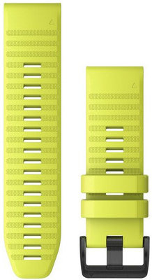 Silikonový řemínek Garmin 26mm, Amp Yellow, QuickFit, 010-12864-04