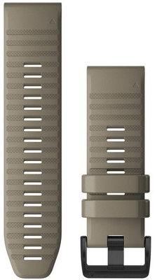 Silikonový řemínek Garmin 26mm, Dark Sandstone, QuickFit, 010-12864-02