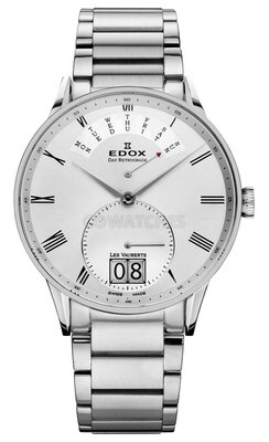 Edox Les Vauberts Day Big Date Retrograde 34006 3A AR