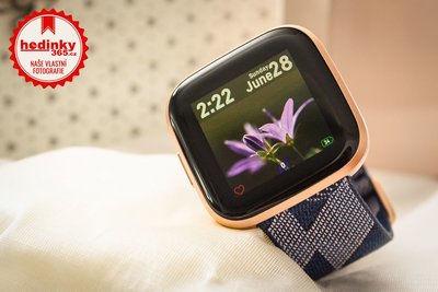Fitbit Versa 2 Special Edition (NFC) - Navy & Pink Woven FB507RGNV