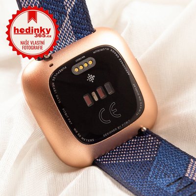 Fitbit Versa 2 Special Edition (NFC) - Navy & Pink Woven FB507RGNV