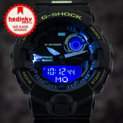 Casio G-Shock G-Squad GBA-800LU-1A1ER Phosphorescent Band