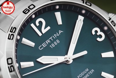 Certina DS Podium Quartz Precidrive COSC Chronometer C034.451.11.097.00