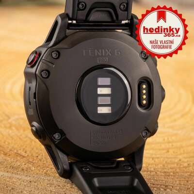 Garmin Fenix 6 PRO Glass, Black/Black Band (MAP/Music)