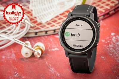 Garmin Fenix 6S PRO Glass, Black/Black Band (MAP/Music)