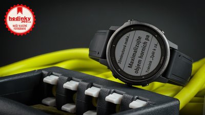 Garmin Fenix 6S PRO Sapphire, Gray/Black Band (MAP/Music) (rozbalené)
