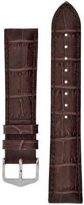 Kožený řemínek Hirsch Duke L 01028010-2, hnědý, délka L, Quick Release