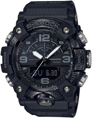 Casio G-Shock Mudmaster GG-B100-1BER Carbon Core Guard "Blackout"