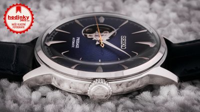 Seiko Presage Automatic Open Heart SSA405J1 Cocktail Time "Blue Moon"