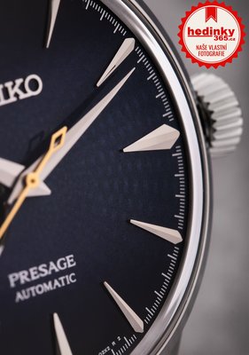 Seiko Presage Automatic Open Heart SSA405J1 Cocktail Time "Blue Moon"