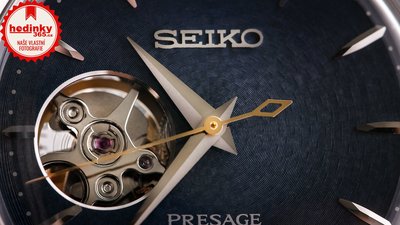 Seiko Presage Automatic Open Heart SSA785J1 Cocktail Time "Blue Moon"