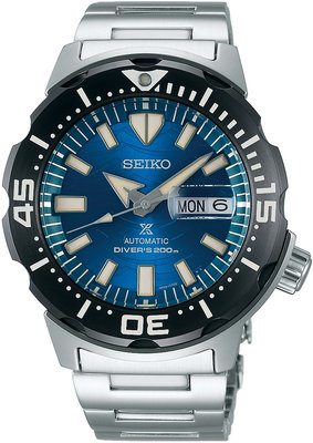 Seiko Prospex Sea Automatic Diver's SRPE09K1 Save the Ocean Great White Shark Special Edition "Monster"