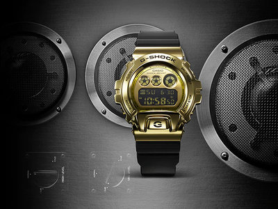 Casio G-Shock GM-6900G-9ER Metal Covered - DW-6900 Release 25th Anniversary Edition