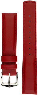 Kožený řemínek Hirsch Runner L 04002020-2, červený, teletina, délka L