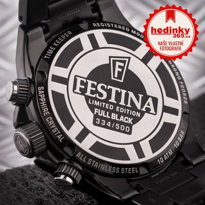 Festina Chrono Bike 2020 20528/1 Full Black Limited Edition 500pcs (+ náhradní řemínek)
